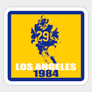 Los Angeles Football 1984 Sticker